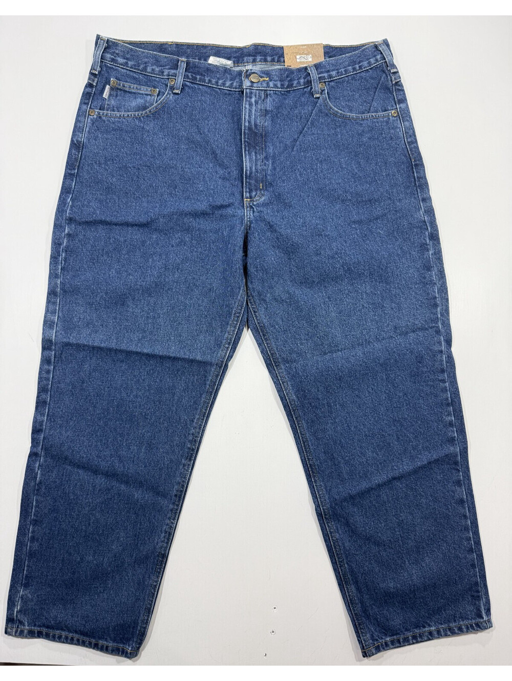 Carhartt B17 DST Jeans Mens 42x28 Blue Denim Relaxed Fit Tapered NWT
